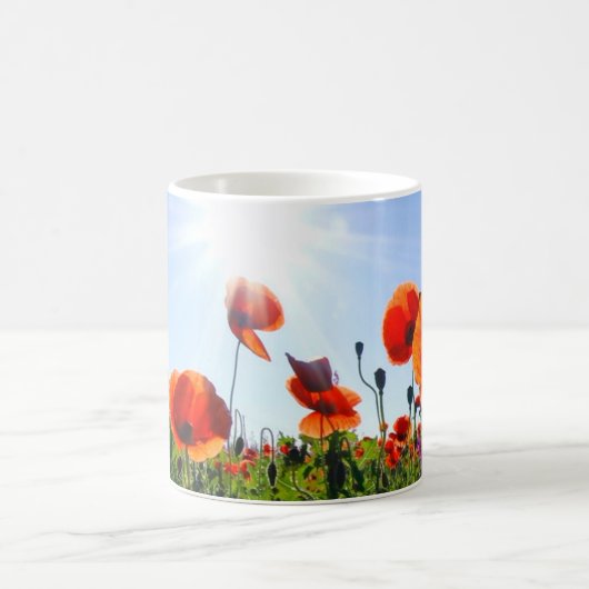 Mug Fleurs de crapets rouges sauvages (Centre)