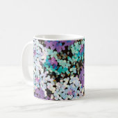 Mug Fleurs de cristal violet (Devant gauche)