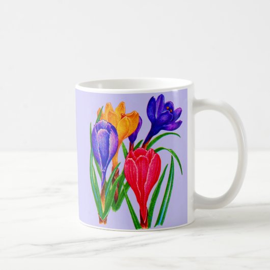 Mug fleurs de crocus (Droite)
