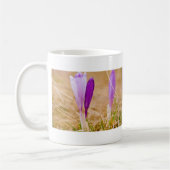 Mug Fleurs de Crocus pourpres en herbe (Gauche)