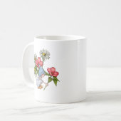Mug Fleurs de cueillette de fille de gnome, art de (Devant gauche)