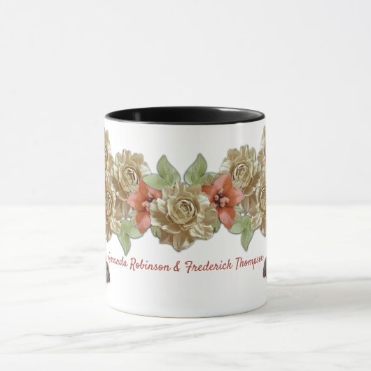 Mug Fleurs de cuir sur le daim (Centre)