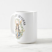 Mug Fleurs de déesse Viccan Imbolc (Devant gauche)