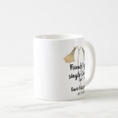 Mug Fleurs de devis d'amitié (Devant droit)