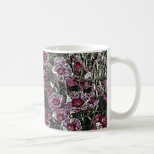 MUG FLEURS DE DIANTHUS (Droite)