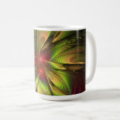 Mug Fleurs de fantaisie fractale douces et tendres (Devant droit)