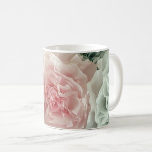 Mug Fleurs de filtre de café Pastel (Devant droit)