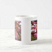 Mug Fleurs de fleurs de cerisier rose chaud (Centre)