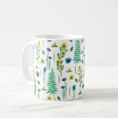 Mug Fleurs de foune Motif de la nature sans voile (Devant gauche)