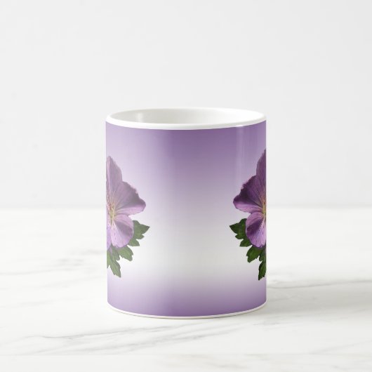 Mug Fleurs de géranium violet (Centre)