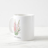 Mug Fleurs de gladiolus d'août (Devant gauche)