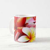 Mug Fleurs de Hawaïen de fleur d'Hawaï de Frangipani (Devant gauche)