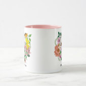 Mug Fleurs de hérisson mignonnes (Centre)