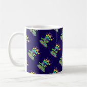 Mug Fleurs de jardin Dk Blue Diagonal (Gauche)