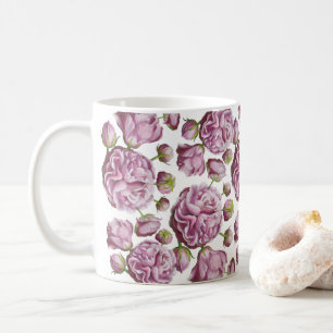 Mug Fleurs de jardin Roses de Camellia 
