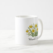 Mug Fleurs de jonquilles de mars (Devant droit)