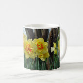 Mug Fleurs de jonquilles jaunes (Devant droit)
