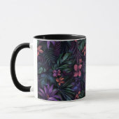 Mug Fleurs de jungle foncée (Gauche)