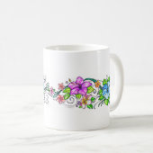 Mug Fleurs de ketmie de Hawiian (Devant droit)
