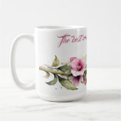 Mug Fleurs de la Fête des Mères Aquarelle Mallow (Gauche)