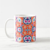 Mug Fleurs de la Plumeria tropicale X Motif (Gauche)