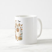 Mug Fleurs de Labrador Retriever d'Halloween (Devant droit)