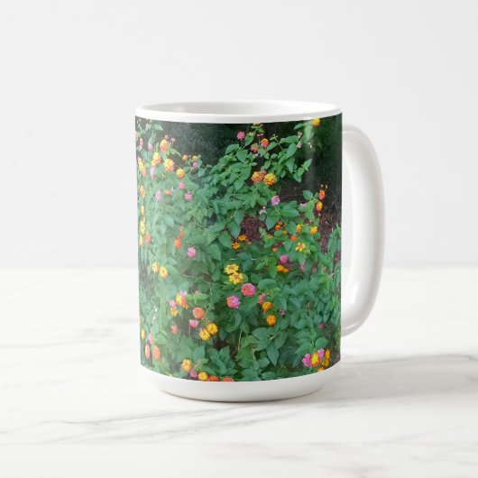 Mug Fleurs de Lantana (Devant droit)