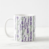 Mug Fleurs de lavande à l'aquarelle (Gauche)