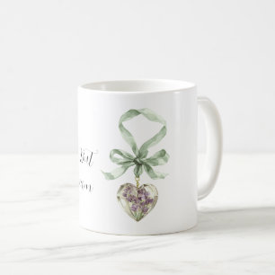 Mug Fleurs de Lavande La vie est un rêve Ruban de Ment