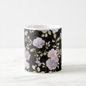 Mug Fleurs de Lavande Rouge Noir (Centre)