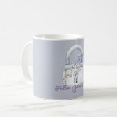 Mug Fleurs de Lavande Verrou (Devant gauche)