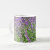 Mug Fleurs de lavande violette Photographie (Devant gauche)