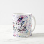 Mug Fleurs de l'île violette Anniversaire (Devant droit)