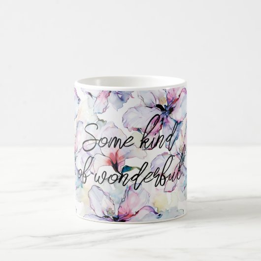 Mug Fleurs de l'île violette Anniversaire (Centre)