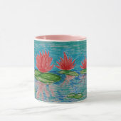 Mug Fleurs de Lotus Dessin Combo Musique (Centre)