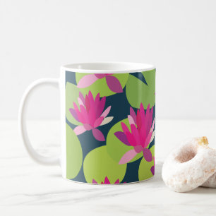 Mug Fleurs de Lotus Rose Nénuphar Floral