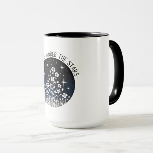 Mug Fleurs de lune (Devant droit)