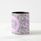Mug Fleurs de luxe Monogramme Q (Centre)