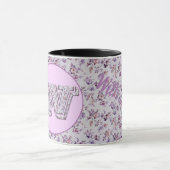 Mug Fleurs de luxe Monogramme W (Centre)