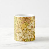 Mug fleurs de lys Art nouveau d'Alphonse Mucha (Centre)