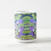 Mug fleurs de lys sur l'étang dans le style de Monet (Centre)