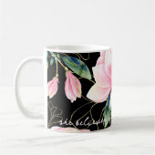 Mug Fleurs De Magnolia Roses Elle Croyait Qu'Elle Pour (Gauche)
