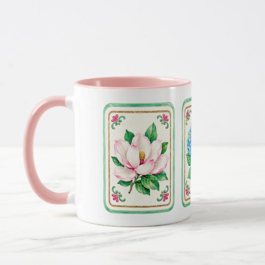 Mug Fleurs de Mahjong (Gauche)