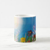 Mug Fleurs de maïs bleues dans un pré fleur sauvage (Centre)