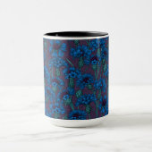 Mug Fleurs de maïs bleues, fleurs sauvages (Centre)