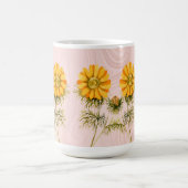 Mug Fleurs de marbre rose Faux (Centre)