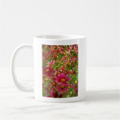Mug Fleurs de marguerite rose et jaune brillantes (Gauche)