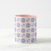 Mug Fleurs de marguerite super Retro Motif Boho Floral (Centre)