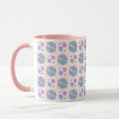 Mug Fleurs de marguerite super Retro Motif Boho Floral (Gauche)