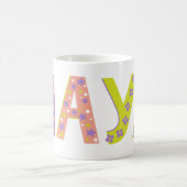 Mug fleurs de Maya décoratives et étoile (Centre)